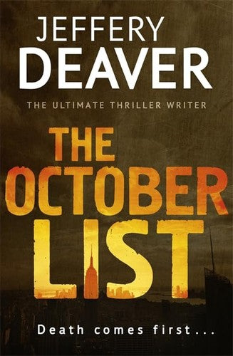 The October List (leichte Gebrauchsspuren) von Jeffery Deaver