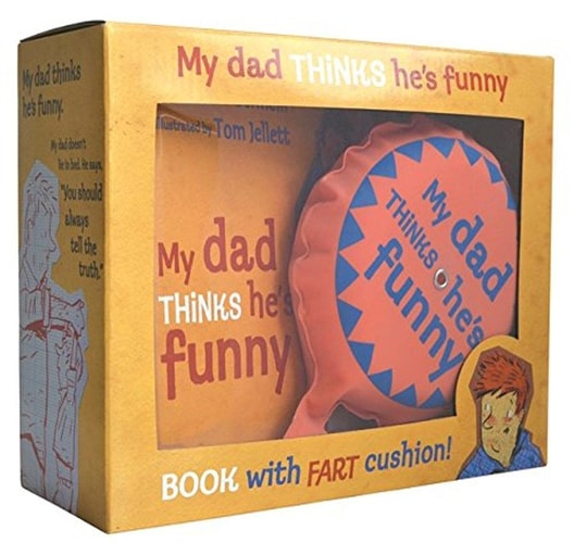 My Dad Thinks He's Funny Box with Fart Cushion by Katrina Germein