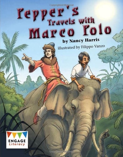 Pepper's Travels with Marco Polo (shelfworn) by Nancy Harris