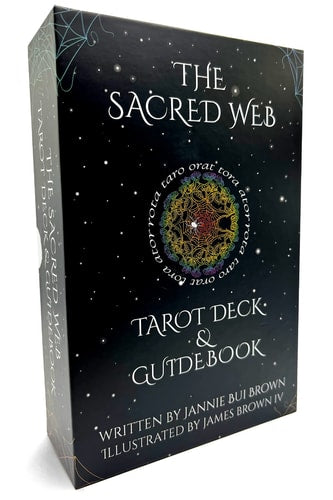 (TXS) The Sacred Web: Tarot Deck & Guidebook by Jannie Bui Brown and James W. Brown IV