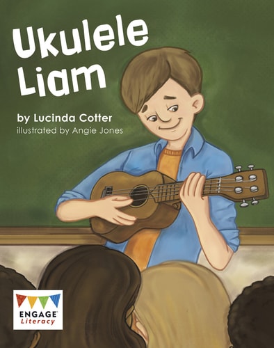 Ukulele Liam by Lucinda Cotter