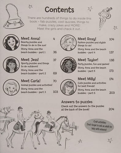The girls' super activity book by Miles, Lisa