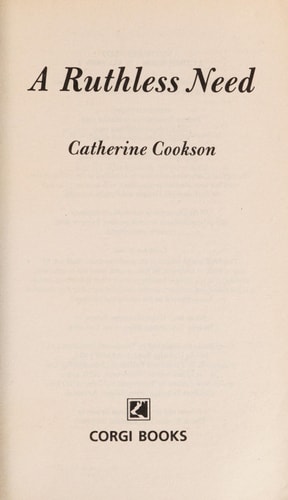 A Ruthless Need (shelfworn) by Catherine Cookson