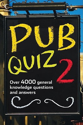 Pub Quiz 2 (Shelfworn) by Collins Uk