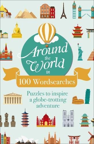 Around The World In 100 Wordsearches by Eric Saunders