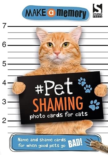 Make a Memory #Pet Shaming Cat: Name and shame photo cards for when good pets go bad! by Holly Brook-Piper