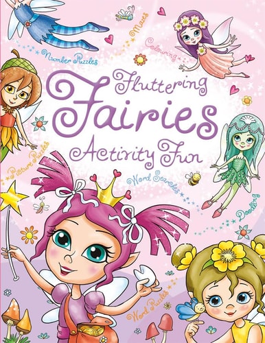 Fluttering Fairies Activity Fun (slight shelf wear) by Lisa Regan