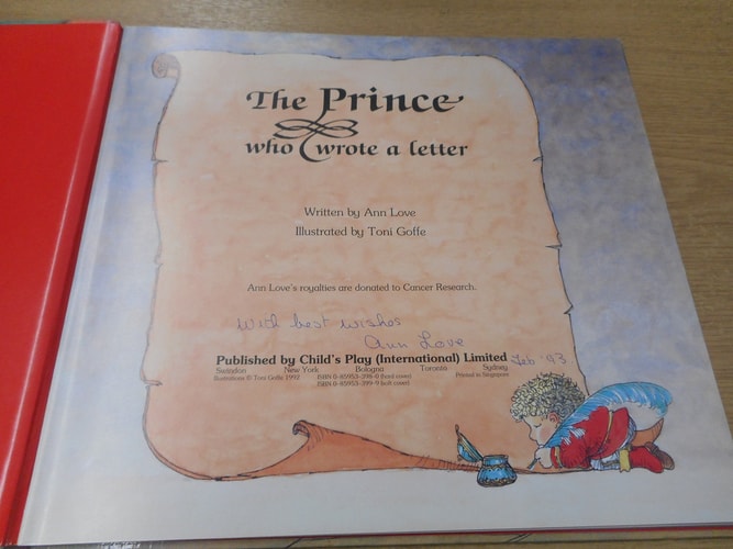 Prince who Wrote a Letter by Ann Love