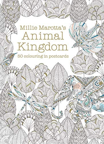 (TXS) Millie Marotta's Animal Kingdom Postcard Box: 50 beautiful cards for colouring in by Millie Marotta