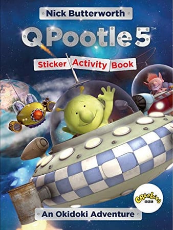 Q Pootle 5: an Okidoki adventure, sticker activity book by Nick Butterworth