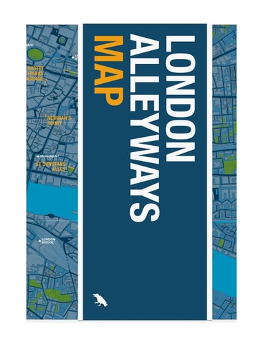 London Alleyways Map by Matthew Turner