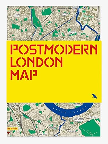 Postmodern London Map: Guide to Postmodernist Architecture in London by Owen Hopkins