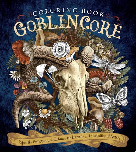 Goblincore Coloring Book (sticker damage) by Editors of Chartwell Books