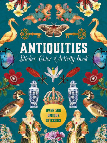 Antiquities Sticker, Color Activity Book by Editors of Chartwell Books