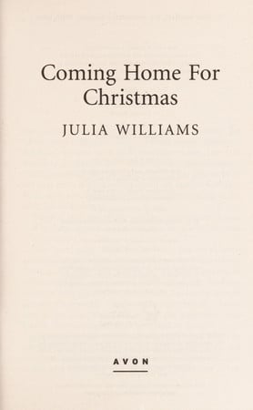 Coming home for Christmas by Williams, Julia