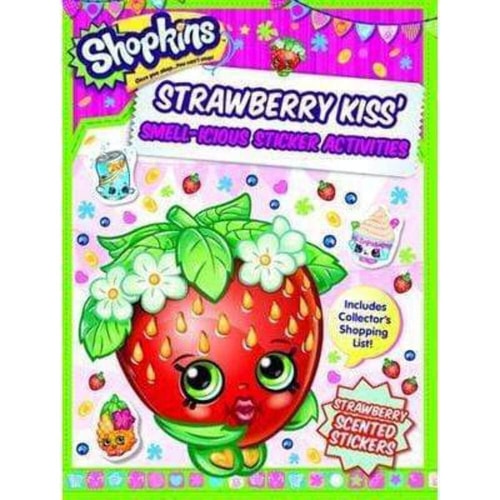 Shopkins Duftaufkleber-Aktivität – Erdbeerkuss (leichte Gebrauchsspuren) von Shopkins