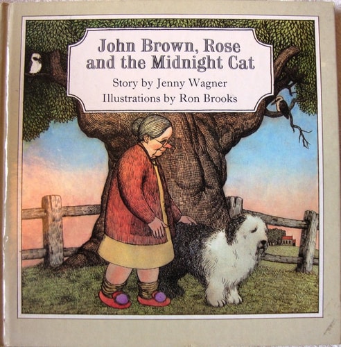 John Brown, Rose and the Midnight Cat (shelfworn) by Jenny Wagner