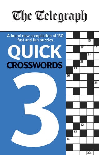 The Telegraph Quick Crosswords 3 (shelf worn) by Telegraph Media Group