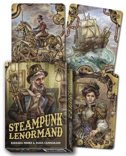 Steampunk Lenormand (Lesedeck) von Barbara Moore und Diana Cammarano (TXS)