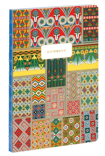 Ancient Egypt Patterns - Albert Racinet A5 Notebook (slight shelf wear) by Racinet | Albert