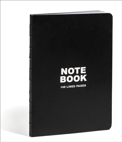 teNeues - Notebook Paperback A5 - 140 Lined Pages with Lay Flat Binding, Classic Black by teNeues Stationery