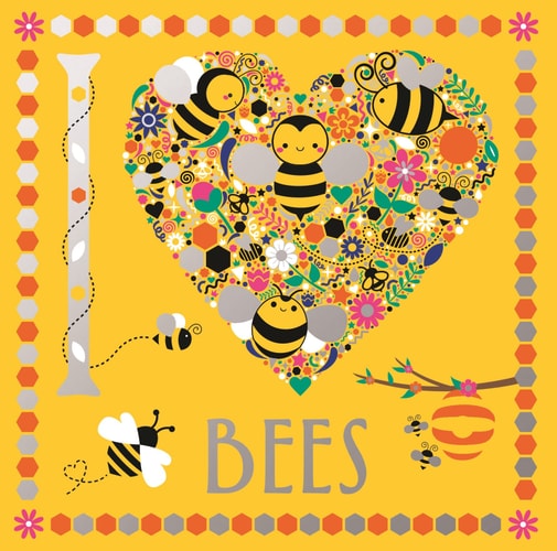 I Heart Bees by Lizzie Preston | Charlotte Pepper