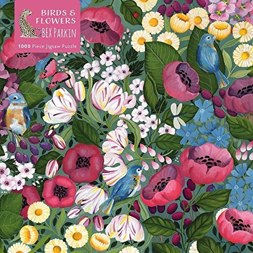(TXS) Birds & Flowers 1000-Piece Jigsaw Puzzles by Bex Parkin