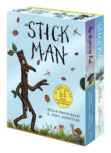 Stick Man & the Highway Rat Board Book Box Set (shelf worn) by Julia Donaldson