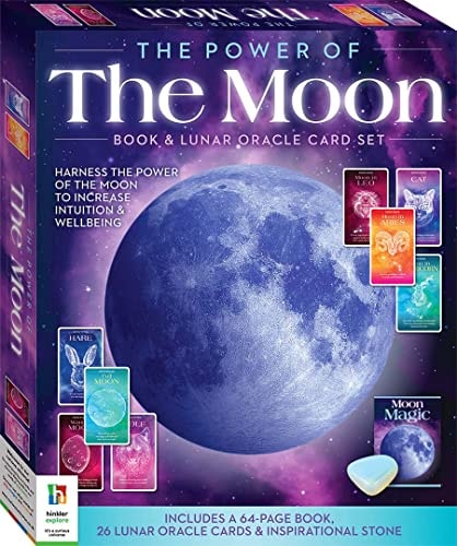 (TXS) The Power Of The Moon: Book & Lunar Oracle Card Set by Sally Morningstar