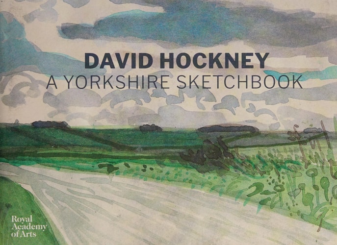 David Hockney A Yorkshire Sketchbook (slight shelf wear) by David Hockney