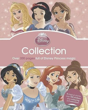 Disney Princess Collection: Over 200 Pages Full of Disney Princess Magic (slight shelf wear) by -