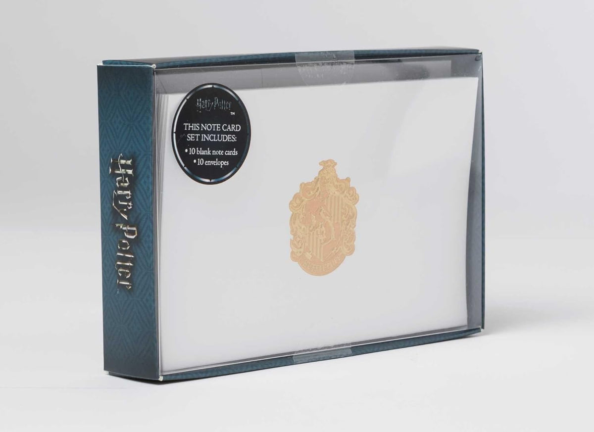 Harry Potter: Hufflepuff-Notizkarten aus Folie (10er-Set) von Insight Editions