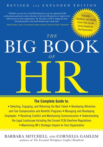 The Big Book of HR, Revised and Updated Edition by Barbara Mitchell | Cornelia Gamlem
