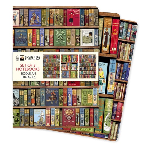 (TXS) Bodleian Libraries Set Of 3 Standard Notebooks by Not available