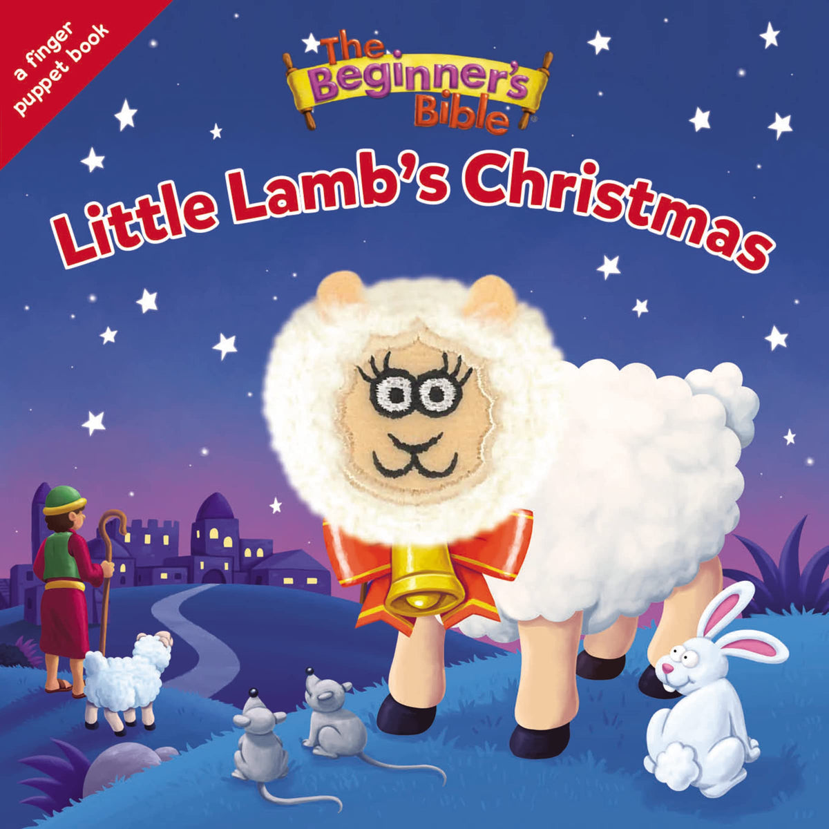 Die Anfängerbibel „Little Lamb's Christmas“: Ein Fingerpuppen-Pappbuch von der Anfängerbibel