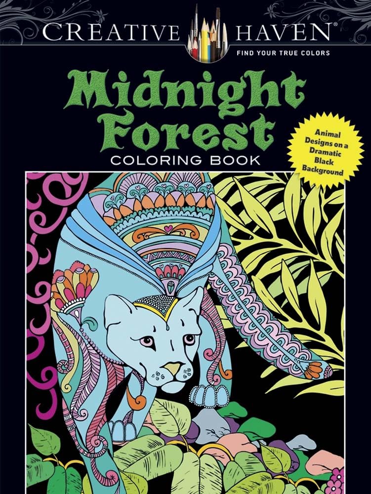 Creative Haven: Midnight Feast-Malbuch von Lindsey Boylan