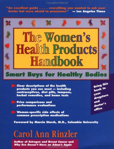 Handbuch für Gesundheitsprodukte für Frauen von Carol Ann Rinzler