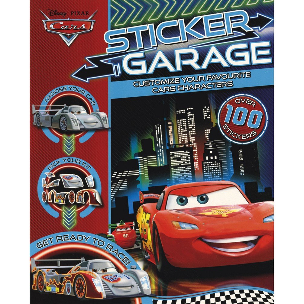 Disney Pixar Cars Sticker Garage von Disney