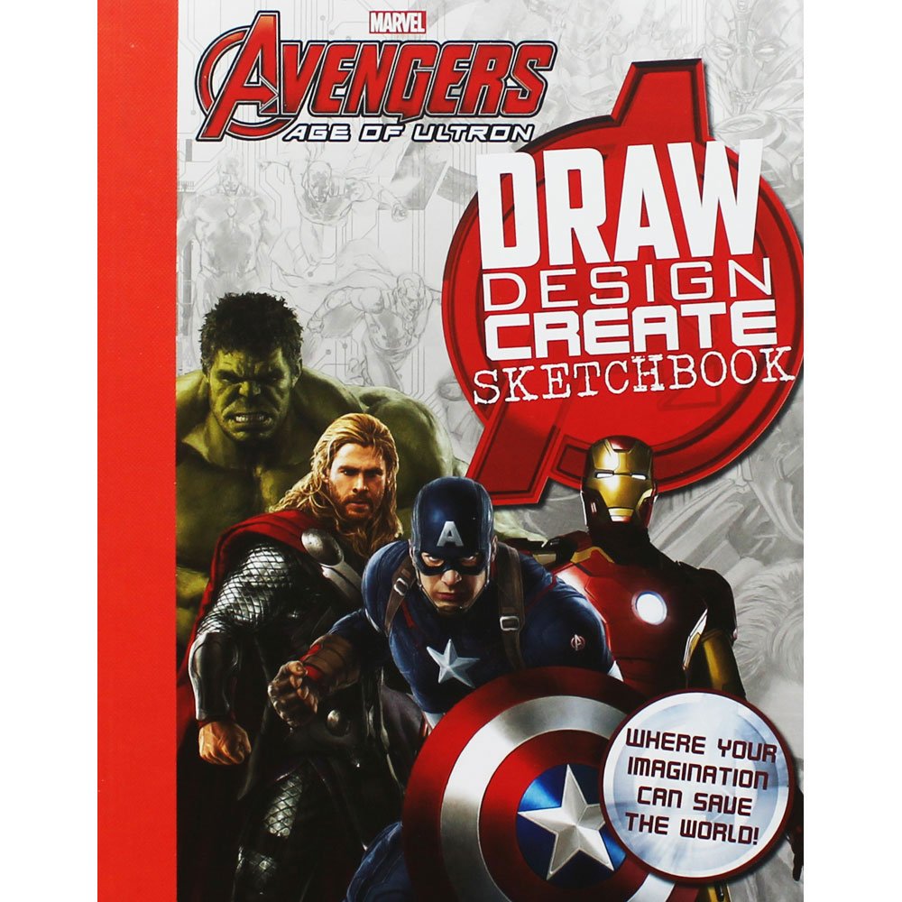 Marvel Avengers: Age of Ultron – Skizzenbuch „Zeichnen, Inspirieren, Erstellen“ (leichte Abnutzungserscheinungen) von –