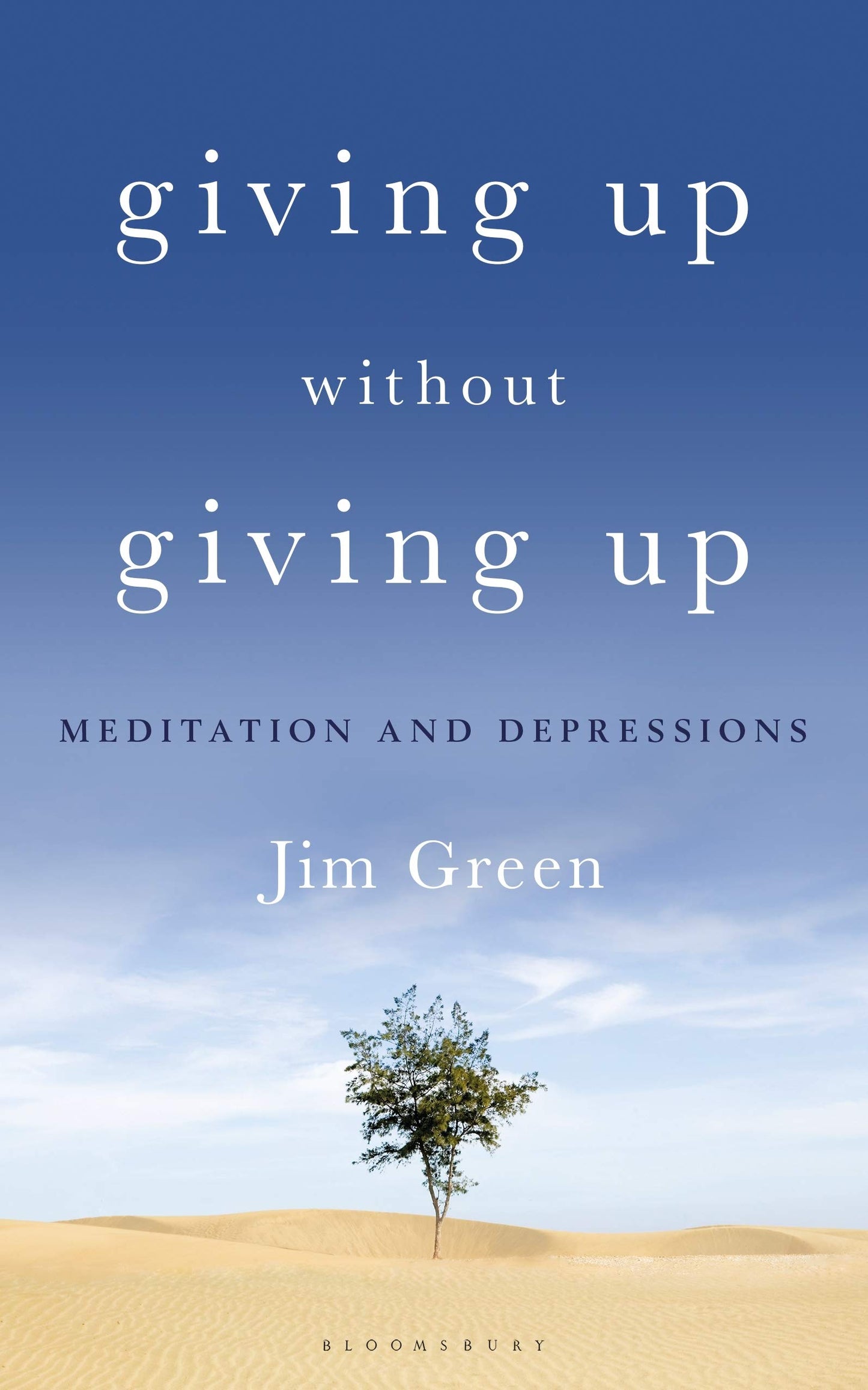Aufgeben ohne aufzugeben: Meditation und Depressionen von Jim Green