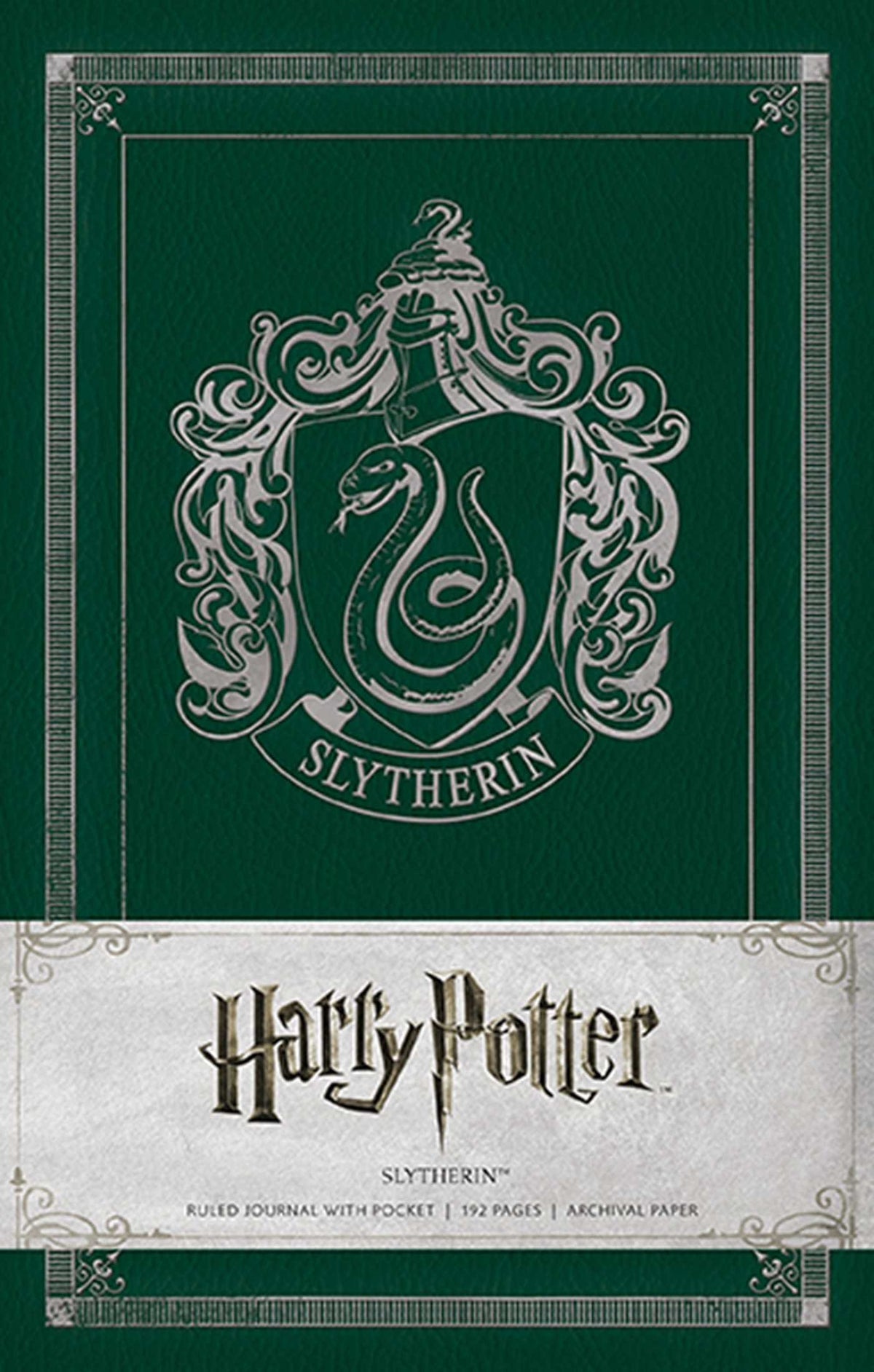 Harry Potter Slytherin Hardcover Ruled Journal by Warner Bros. Consumer Products Inc., .
