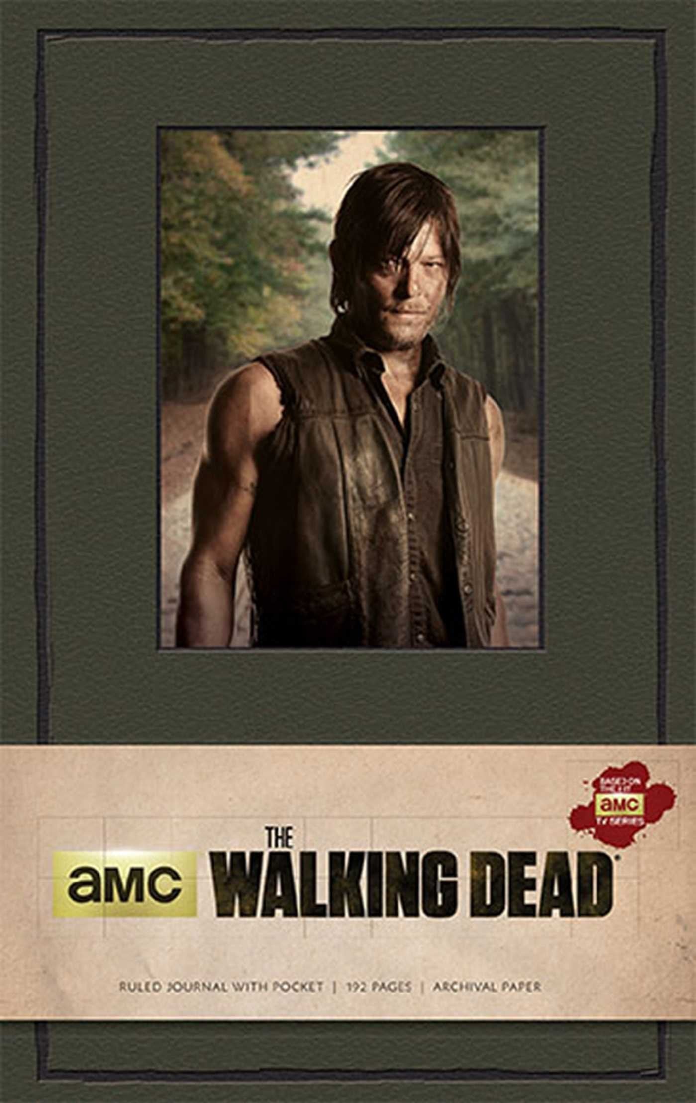 Liniertes Notizbuch „The Walking Dead“ mit festem Einband – Daryl Dixon (Science-Fiction-Fantasy) von AMC.