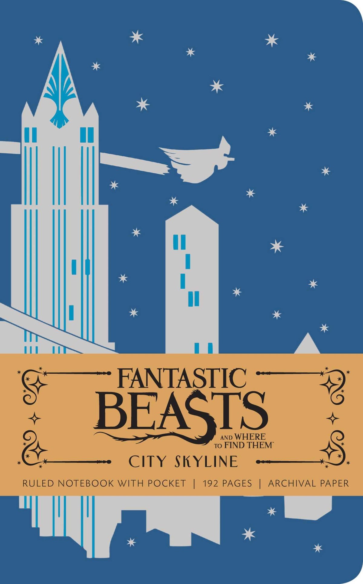 Fantastic Beasts and Where to Find Them: City Skyline Hardcover Ruled Notebook (Harry Potter) by Insight Editions