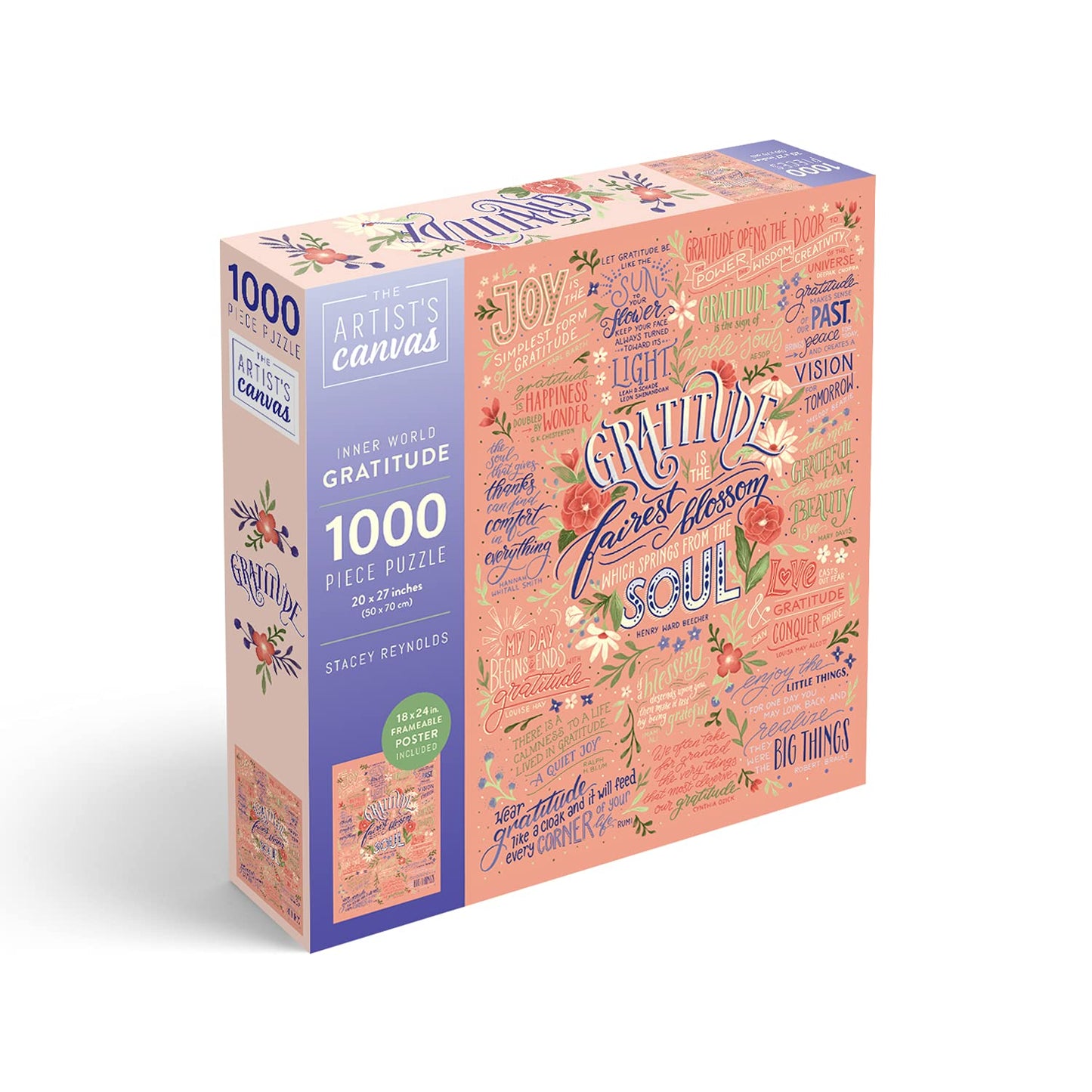 Innere Welt: Dankbarkeits-Puzzle: Selbstfürsorge-Puzzle von Insight Editions