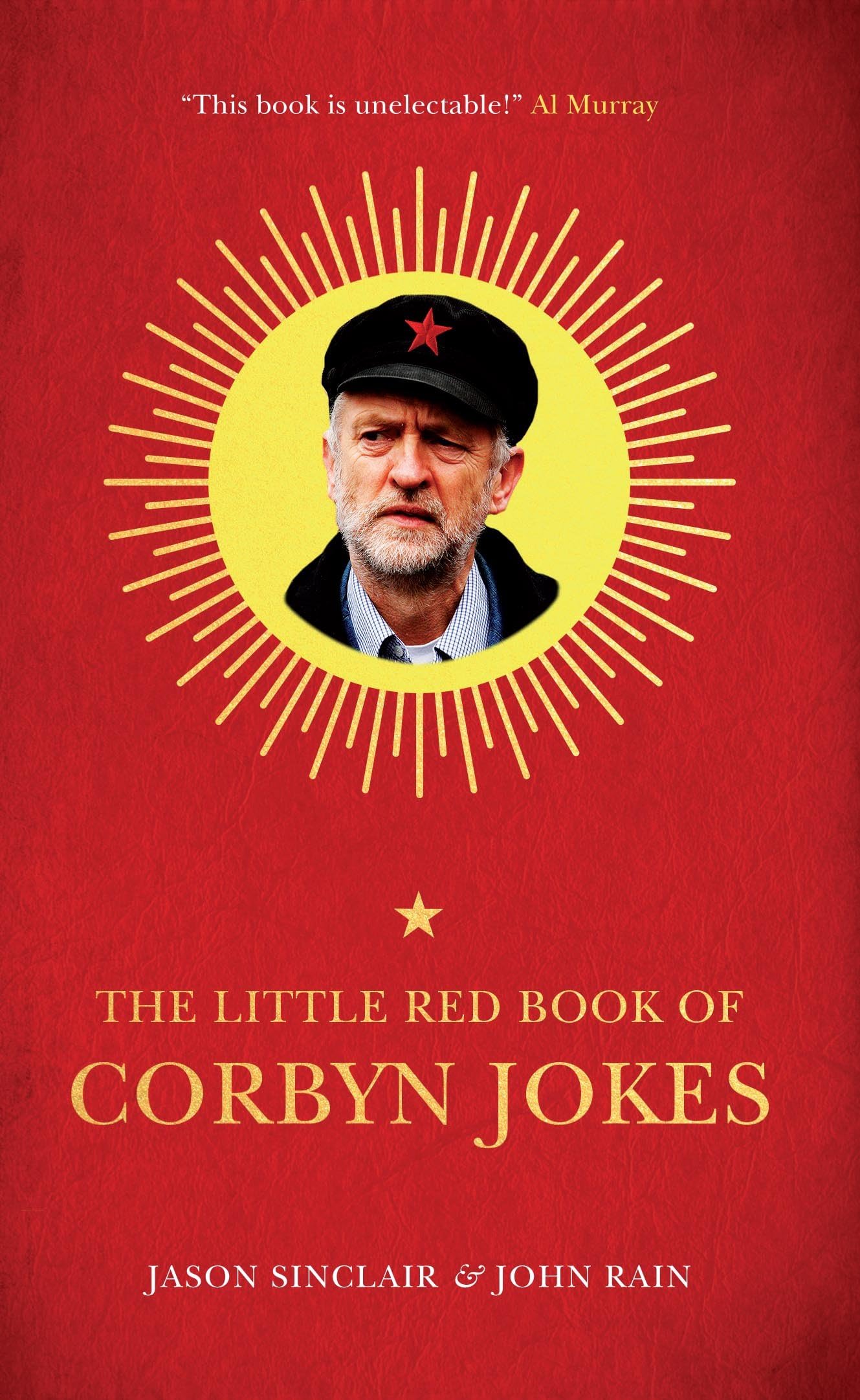 Kleines rotes Buch mit Corbyn-Witzen von Jason Sinclair und John Rain