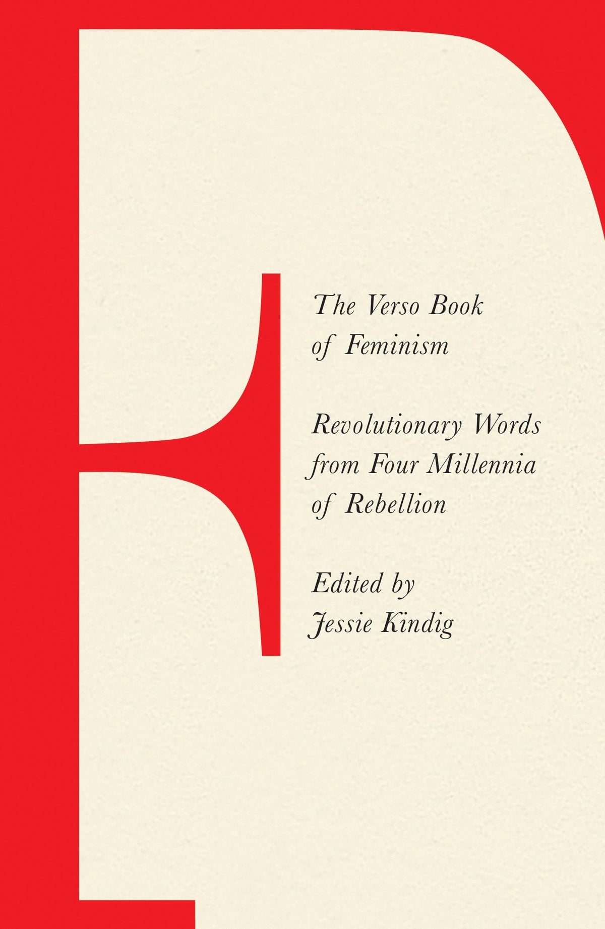 Verso Book Of Feminism: Revolutionäre Worte aus vier Jahrtausenden der Rebellion von Hrsg. Jessie Kindig