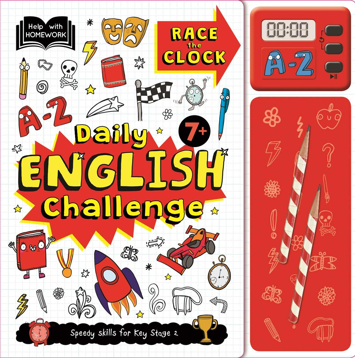 Hilfe bei den Hausaufgaben: 7+ Englisch-Challenge-Paket (HWH Daily Challenge Pack) von -