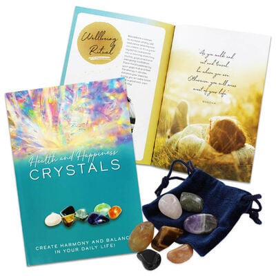 (TXS) Health And Happiness Crystals (Karma Life Uk Shallow Box Ed.)(48P