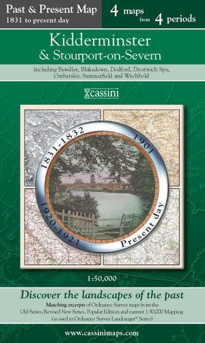 Vergangenheit und Gegenwart – Kidderminster und Stourport-on-Severn (Worcestershire) von Historical Maps