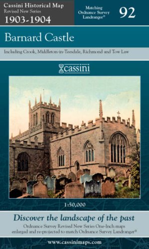 Überarbeitete Serie 1903-1904 – Barnard Castle (OS92) (Grafschaft Durham) von Historical Map